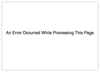 An error occurred - DUPLICATA